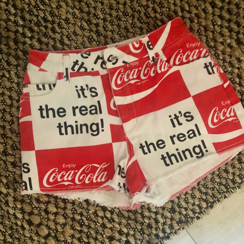 Retro cut off short Coca Cola- Vintage